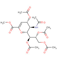 73960-72-2 N-Acetyl-4,7,8,9-tetra-O-acetyl-2,3-dehydro-2-deoxyneuraminic Acid,Methyl Ester chemical structure