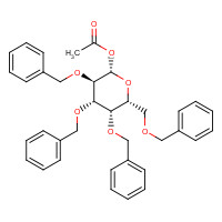 3866-62-4 1-O-Acetyl-2,3,4,6-tetra-O-benzyl-b-D-galactopyranose chemical structure