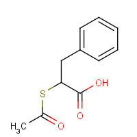 76932-17-7 (S)-2-Acetylthio-3-phenylpropionic Acid chemical structure