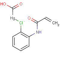 72136-45-9 [(N-Acryloylamino)phenyl]mercuric Chloride chemical structure