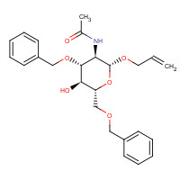 65730-02-1 Allyl 2-(Acetylamino)-2-deoxy-3,6-bis-O-benzyl-b-D-glucopyranoside chemical structure