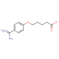 144602-61-9 5-(4-Amidinophenoxy)pentanoic Acid chemical structure