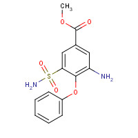 56106-57-1 3-Amino-5-(aminosulfonyl)-4-phenoxy-benzoic Acid Methyl Ester chemical structure