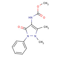 10077-96-0 4-Aminoantipyrine N-Carbamic Acid Methyl Ester chemical structure
