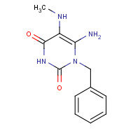 72816-88-7 6-Amino-1-benzyl-5-methylaminouracil chemical structure