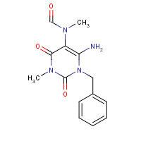 72816-91-2 6-Amino-1-benzyl-3-methyl-5-(N-formyl-N-methyl)uracil chemical structure