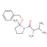 1217628-30-2 2-Amino-1-(2-benzyloxy-methyl-pyrrolidin-1-yl)-3-methyl-butan-1-one chemical structure