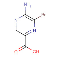 887352-34-3 2-Amino-3-bromopyrazine-5-carboxylic Acid chemical structure