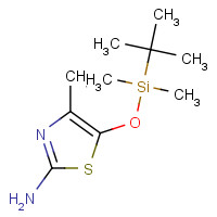 1083059-77-1 2-Amino-5-tert-butyldimethylsilyloxy-methyl-thiazole chemical structure
