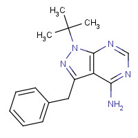 186895-85-2 4-Amino-1-tert-butyl-3-benzylpyrazolo[3,4-d]pyrimidine chemical structure
