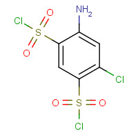 671-89-6 4-Amino-6-chloro-1,3-benzenedisulfonyl Dichloride chemical structure