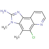 887352-40-1 2-Amino-5-chloro-3,4-dimethyl-3H-imidazo[4,5-f]quinoline chemical structure