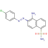 118876-55-4 1-Amino-2-(4-chlorophenylazo)naphthalene-5-sulfonamide chemical structure