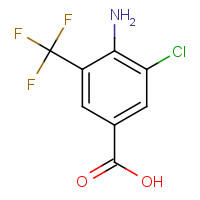 95656-52-3 4-Amino-3-chloro-5-(trifluoromethyl)benzoic Acid chemical structure