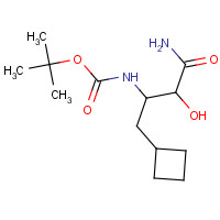394735-22-9 N-[3-Amino-1-(cyclobutylmethyl)-2-hydroxy-3-oxopropyl]-carbamic Acid 1,1-Dimethylethyl Ester chemical structure