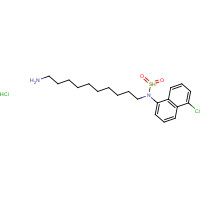 79127-24-5 N-(10-Aminodecyl)-5-chloro-1-naphthalenesulfonamide Hydrochloride chemical structure