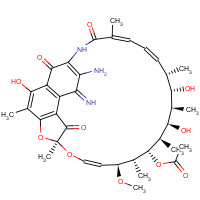 62041-01-4 3-Amino-4-deoxy-4-imino Rifamycin S chemical structure