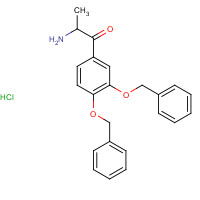 1219199-37-7 2-Amino-3',4'-dibenzyloxypropiophenone Hydrochloride chemical structure