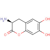 30033-29-5 (S)-3-Amino-6,7-dihydroxyhydrocoumarin Hydrochloride chemical structure