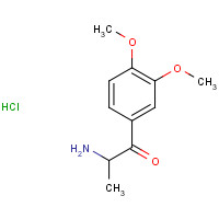 90253-98-8 2-Amino-3',4'-dimethoxypropiophenone Hydrochloride chemical structure