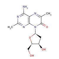 195442-56-9 4-Amino-2,6-dimethyl-8-(2'-deoxy-b-D-ribofuranosyl)-7(8H)-pteridone chemical structure