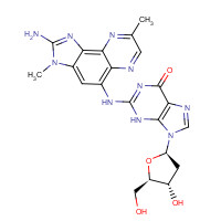142038-30-0 N-(2-Amino-3,8-dimethylimidazo[4,5-f]quinoxalin-5-yl) 2'-Deoxyguanosine chemical structure