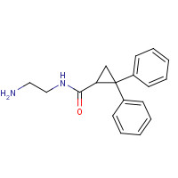109546-07-8 N-(2-Aminoethyl)-2,2-diphenylcyclopropanecarboxamide chemical structure
