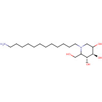 885484-41-3 N-(12-Aminododecyl)deoxynojirimycin chemical structure