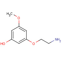 1076198-81-6 5-(2-Aminoethoxy)-3-methoxyphenol chemical structure