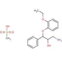 93853-04-4 (2RS,3RS)-1-Amino-3-(2-ethoxyphenoxy)-2-hydroxy-3-phenylpropane Methanesulfonate Salt chemical structure