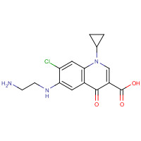 528851-85-6 6-[(2-Aminoethyl)amino]-7-chloro-1-cyclopropyl-1,4-dihydro-4-oxo-quinoline-3-carboxylic Acid chemical structure