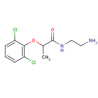 344443-16-9 N-(2-Aminoethyl)-2-(2,6-dichlorophenoxy)propanamide chemical structure