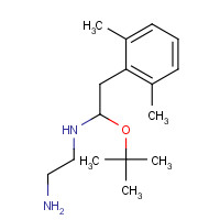 94266-17-8 N-(2-Aminoethyl)-4-(1,1-dimethylethyl)-2,6-dimethylbenzeneacetamide chemical structure