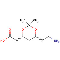 125995-17-7 (4R,cis)-6-(2-Aminoethyl)-2,2-dimethyl-1,3-dioxane-4-acetic Acid chemical structure
