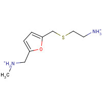 66356-54-5 5-[[(2-Aminoethyl)thio]methyl]-N-methyl-2-furanmethanamine chemical structure