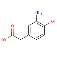 38196-08-6 3-Amino-4-hydroxybenzeneacetic Acid chemical structure