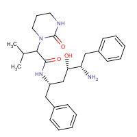 192726-05-9 (S)-N-[(2S,4S,5S)-5-Amino-4-hydroxy-1,6-diphenylhexan-2-yl]-3-methyl-2-(2-oxotetrahydropyrimidin-1(2H)-yl)butanamide chemical structure
