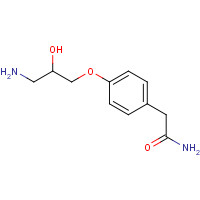 81346-71-6 4-(3-Amino-2-hydroxypropoxy)phenylacetamide chemical structure