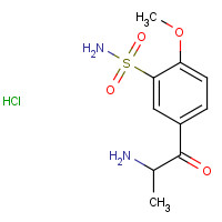 1076198-82-7 2-Amino-1-(4'-methoxy-3'-sulfonamidophenyl)-2-propanone Hydrochloride chemical structure