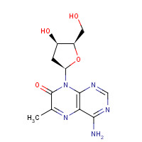 195442-55-8 4-Amino-6-methyl-8-(2-deoxy-b-D-ribofuranosyl)-7(8H)-pteridone chemical structure