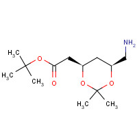 853881-01-3 (4R-cis)-6-Aminomethyl-2,2-dimethyl-1,3-dioxane-4-acetic Acid tert-Butyl Ester chemical structure