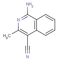 161468-33-3 1-Amino-3-methylisoquinoline-4-carbonitrile chemical structure