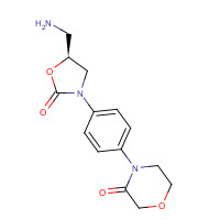 446292-10-0 4-[4-[(5S)-5-(Aminomethyl)-2-oxo-3-oxazolidinyl]phenyl]-3-morpholinone chemical structure