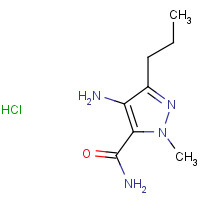 247584-10-7 4-Amino-1-methyl-3-propyl-1H-pyrazole-5-carboxamide Hydrochloride chemical structure