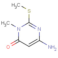 54030-56-7 6-Amino-2-methylthio-3-methyluracil chemical structure