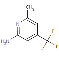165385-89-7 2-Amino-6-methyl-4-(trifluoromethyl)pyridine chemical structure