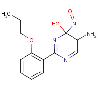57075-57-7 5-Amino-4-nitroso-2-(2-propoxyphenyl)pyrimidin-4(3H)-one chemical structure