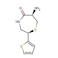 110221-27-7 (2R,6R)-6-Amino-5-oxo-2-(2-thienyl)perhydro-1,4-thiazepine chemical structure