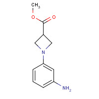 887595-89-3 1-(3-Aminophenyl)-3-azetidinecarboxylic Acid Methyl Ester chemical structure