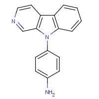219959-86-1 9-(4'-Aminophenyl)-9H-pyrido[3,4-b]indole chemical structure